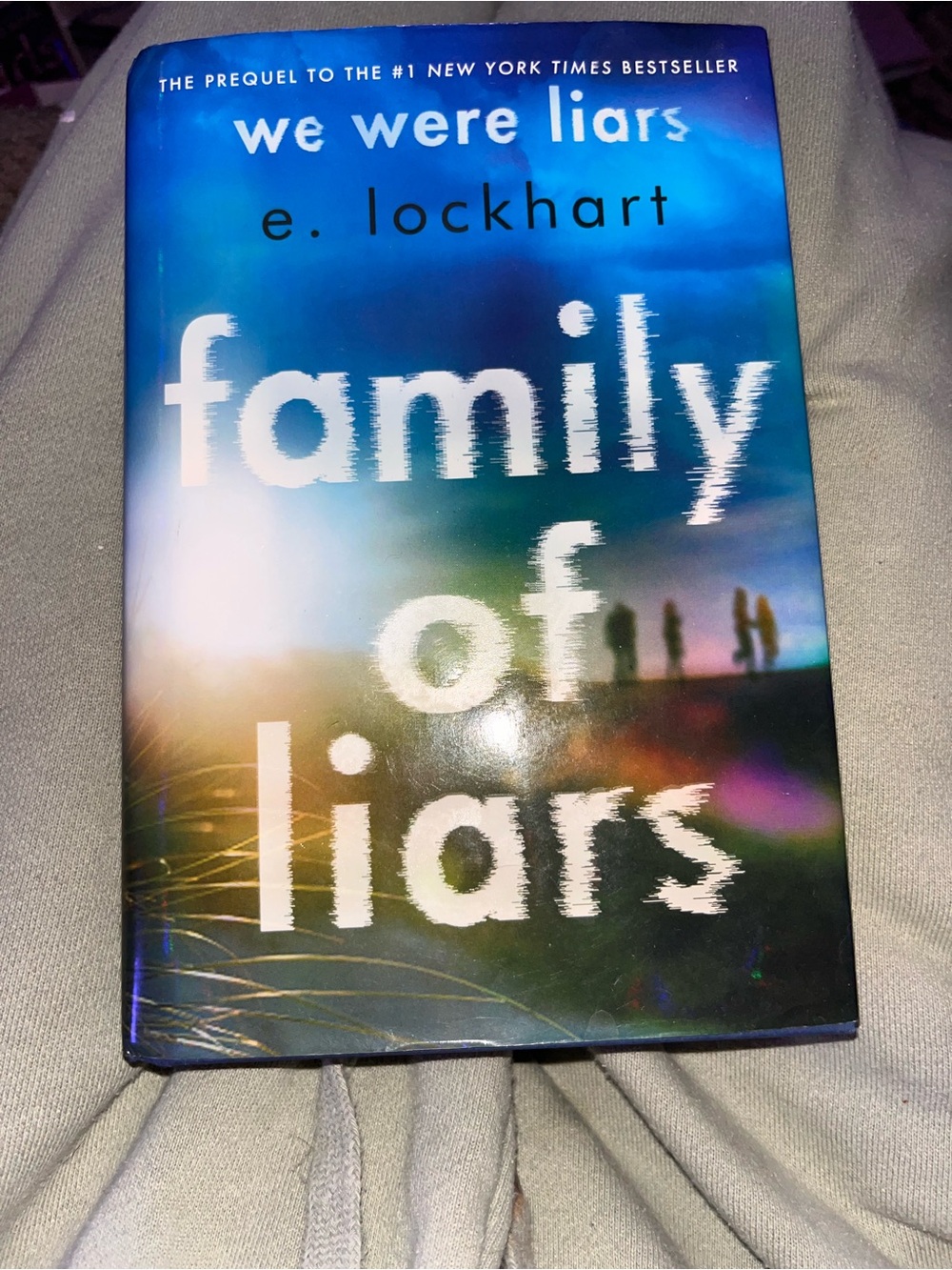 Family of Liars Decorative Book Cover Art - Blue Gradient